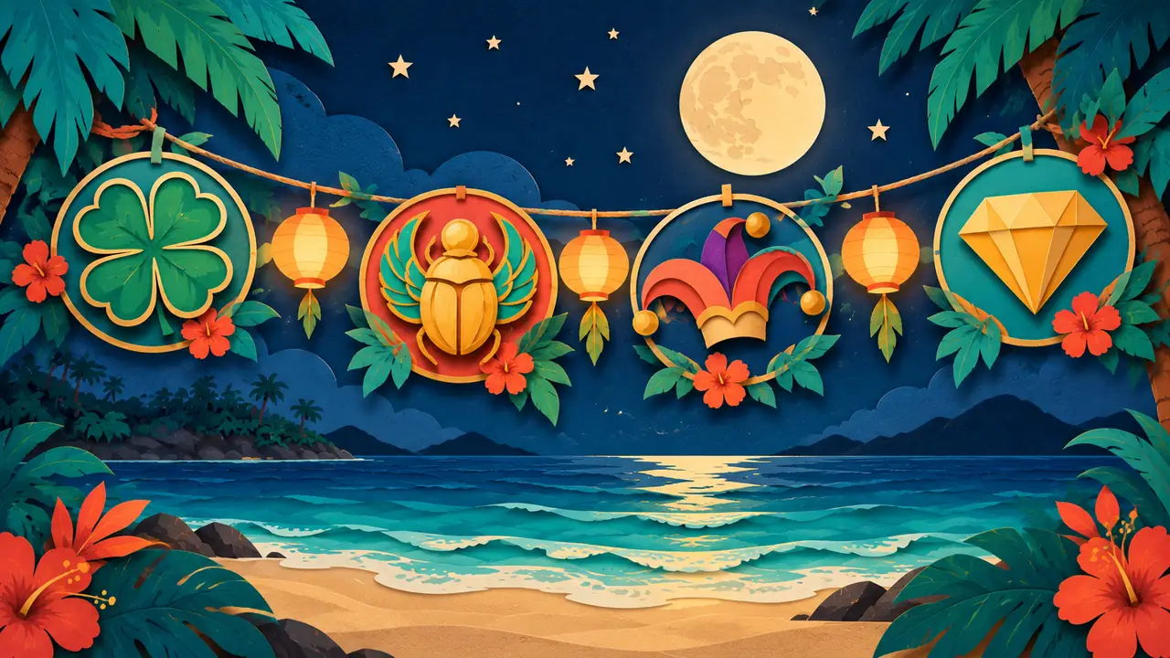 Clovers, scarabs and jokers: lucky symbols around the world